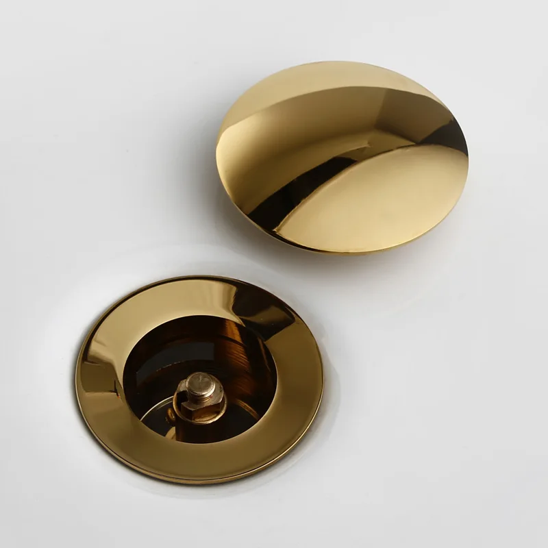 LuxDrain Pop-Up-Ablaufstöpsel – Stilvoller Waschbeckenstöpsel in Schwarz, Gold und Roségold