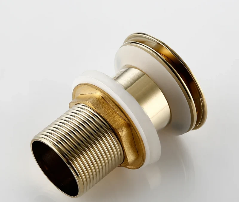 LuxDrain Pop-Up-Ablaufstöpsel – Stilvoller Waschbeckenstöpsel in Schwarz, Gold und Roségold