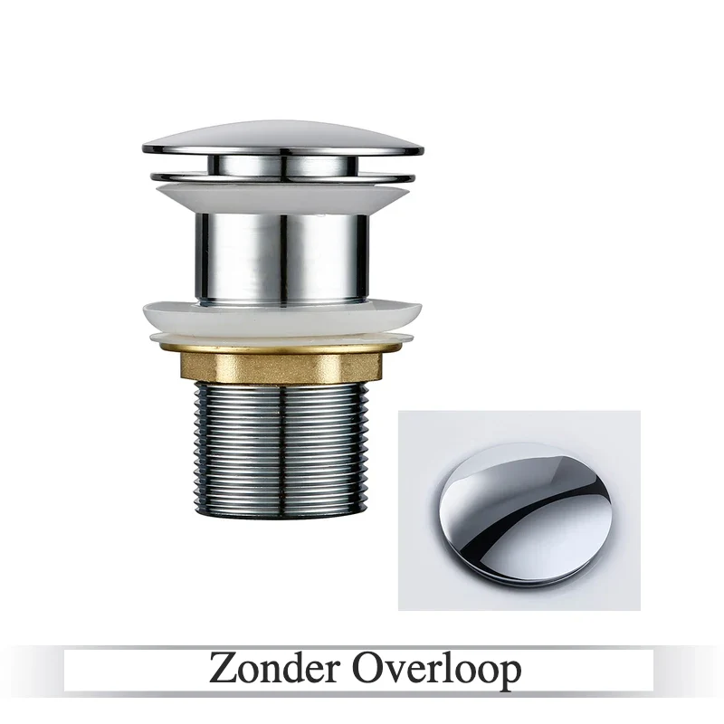 LuxDrain Pop-Up-Ablaufstöpsel – Stilvoller Waschbeckenstöpsel in Schwarz, Gold und Roségold