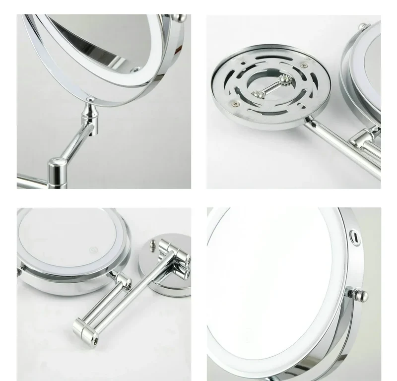 LumiView 8" wiederaufladbarer Schminkspiegel mit Licht