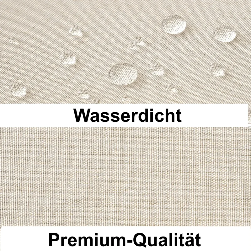 Luxuriöser Duschvorhang aus Leinen – Wasserdicht und dickes Kunstleinen