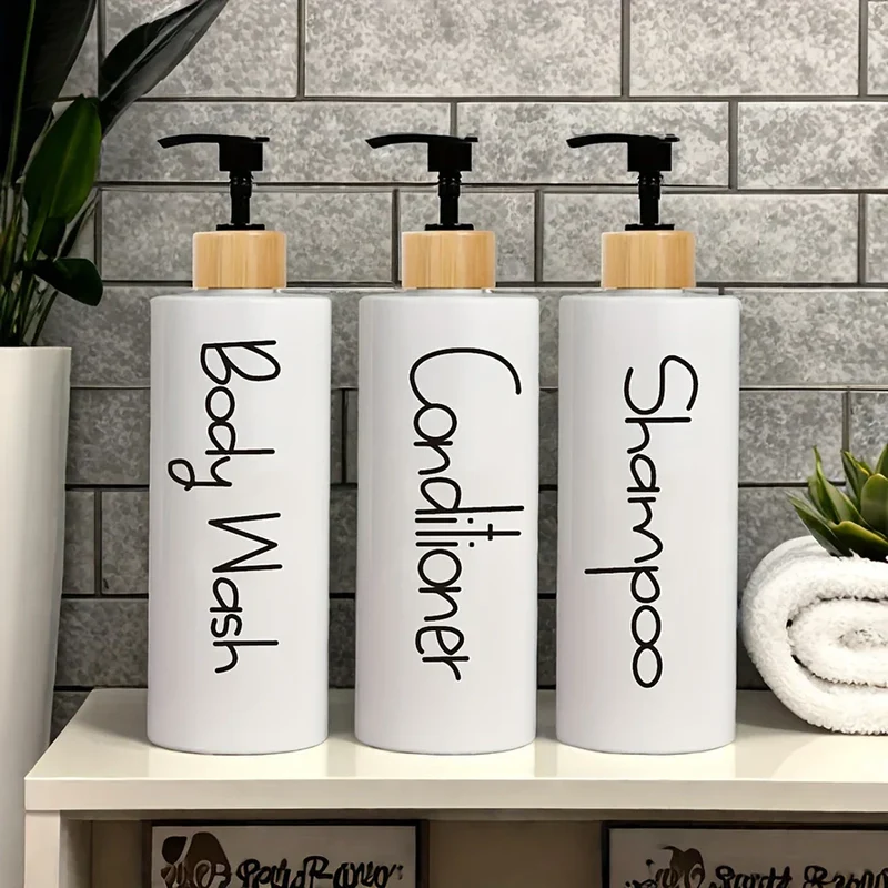 EcoStyle 3-teiliges nachfüllbares Seifenspender-Set - 500 ml