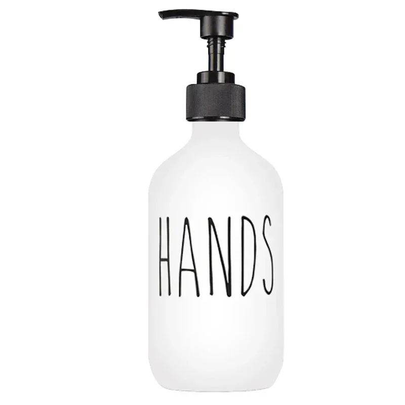 SoapElegance 500 ml schwarzes Seifenspender-Set