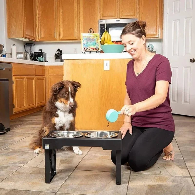 PupLift Hevet Hundeforsyning – Ergonomisk & Sakte Spising for Sunne Måltider | Luvikno