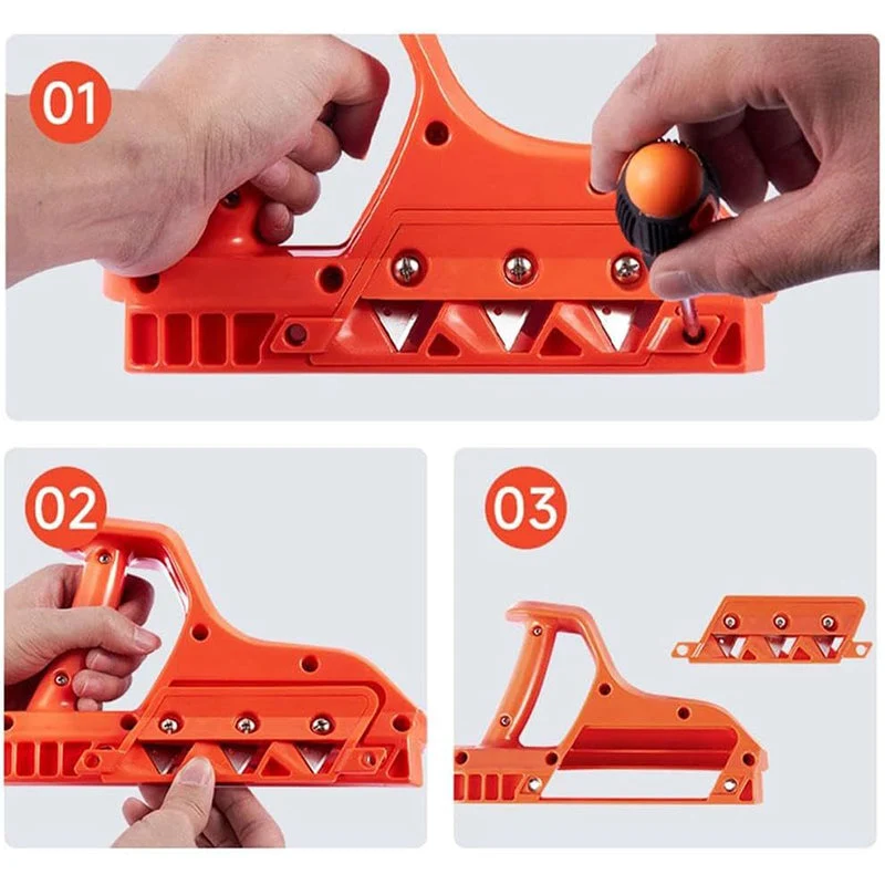 Precisio Faseving - Manuell Kanttrimmer for Gips & Tre (45° & 60°) | Luvikno