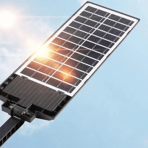 PowerBright Solar Utendørslampe 3000W – Vegg- eller Stolpemontasje IP65 | Luvikno