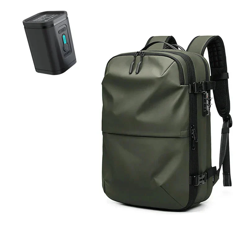 Packlite Slim – Vanntett kompresjonsryggsekk med USB-tilkobling for håndbagasje | Luvikno