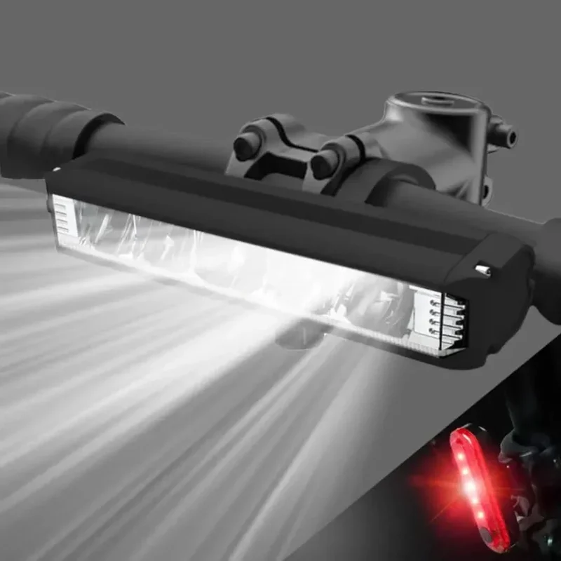 Oppladbart Sykkellys 1400 Lumen – Vanntett med Flere Lysmoduser | Luvikno