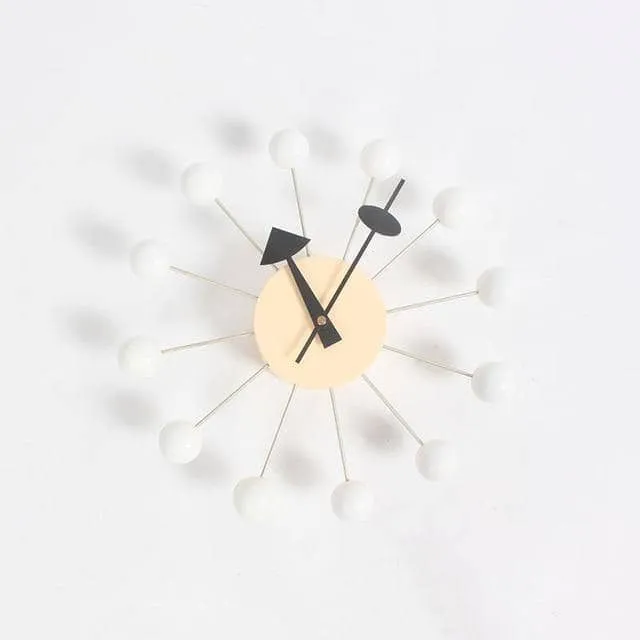 Moderne Veggklokke 3D Design Stille og Minimalistisk 32 cm | Luvikno