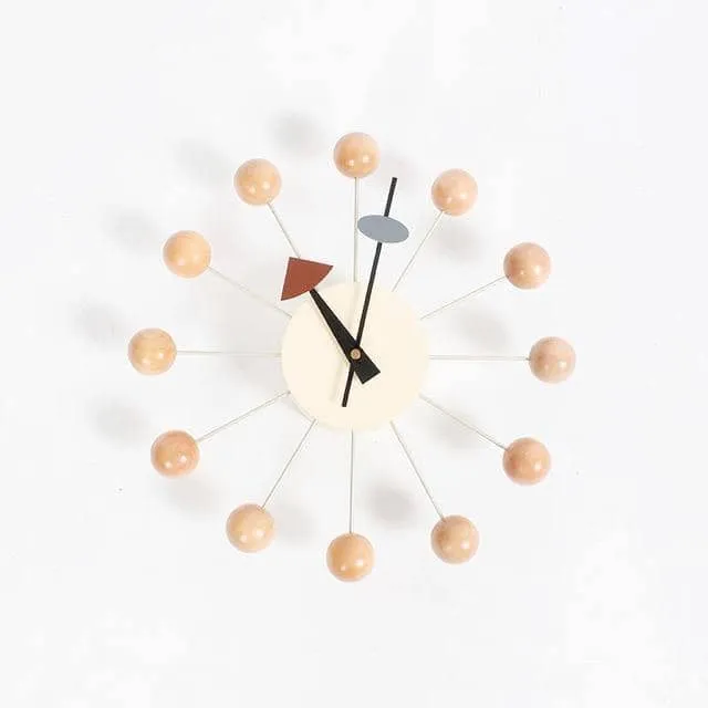 Moderne Veggklokke 3D Design Stille og Minimalistisk 32 cm | Luvikno