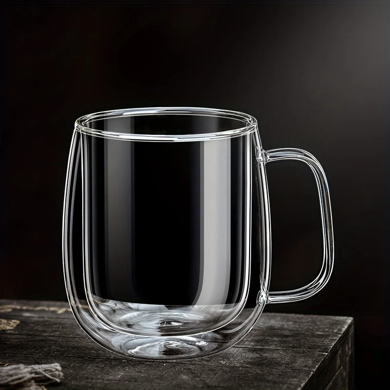 ThermoSip Dobbelveggede Glasskrus – Borosilikatglass, Varmebestandig & Elegant | Luvikno