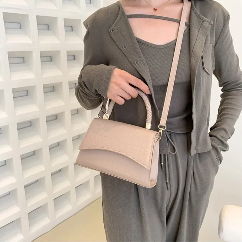 Stil Vår Kvinners Håndveske laget av PU-lær med Crossbody stropp | Luvikno
