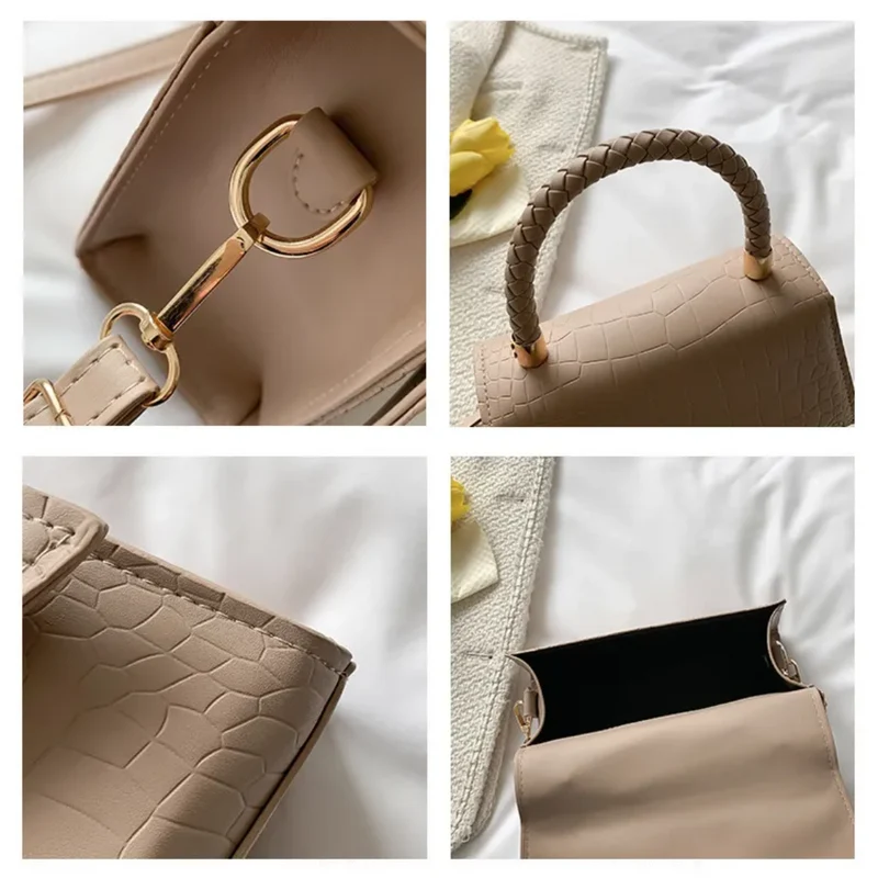 Stil Vår Kvinners Håndveske laget av PU-lær med Crossbody stropp | Luvikno