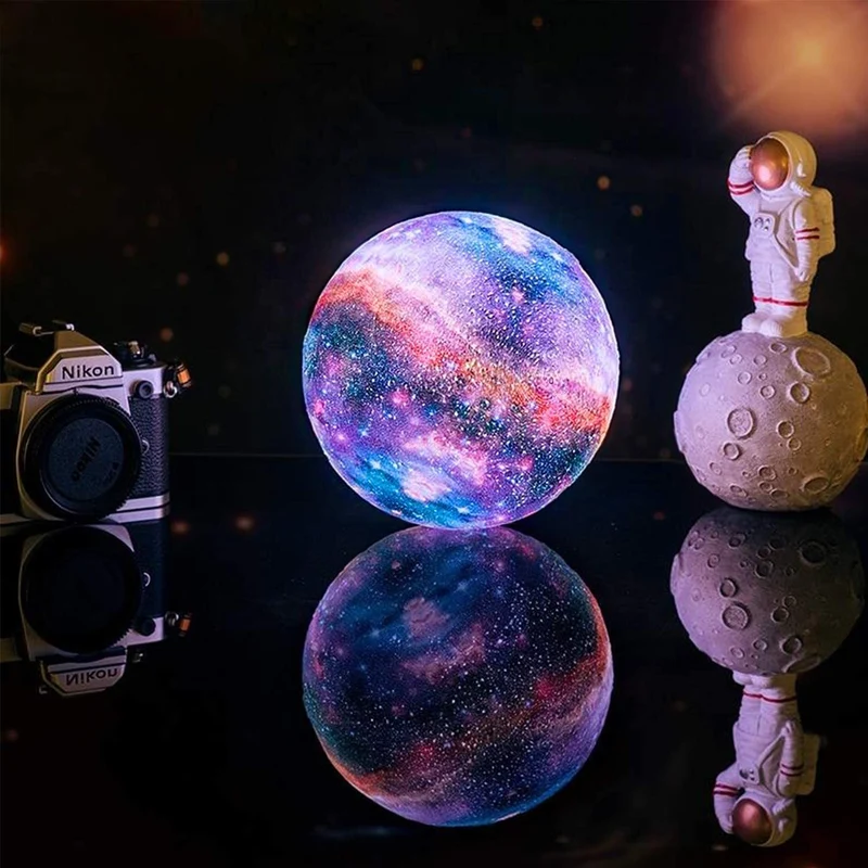 SterrenGlans Galaxy Lampe – LED Nattlys med Berøringskontroll | Luvikno