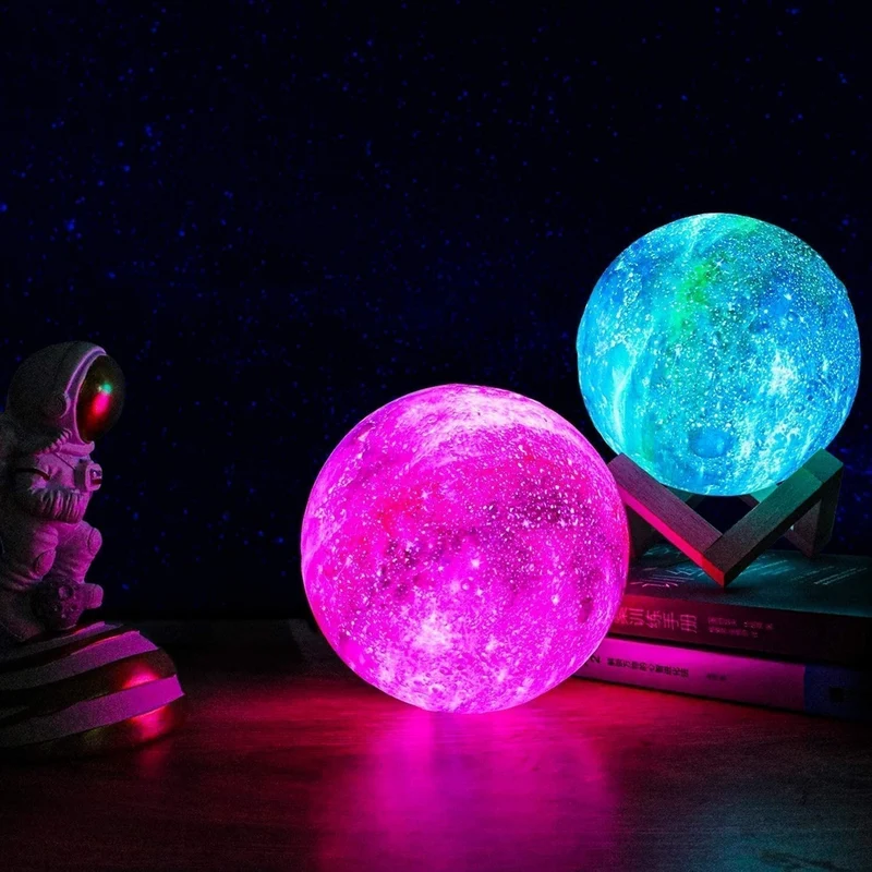 SterrenGlans Galaxy Lampe – LED Nattlys med Berøringskontroll | Luvikno