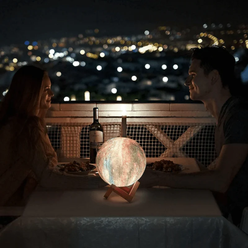 SterrenGlans Galaxy Lampe – LED Nattlys med Berøringskontroll | Luvikno