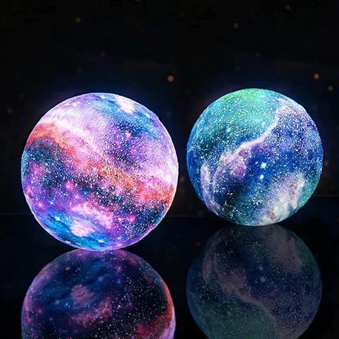 SterrenGlans Galaxy Lampe – LED Nattlys med Berøringskontroll | Luvikno
