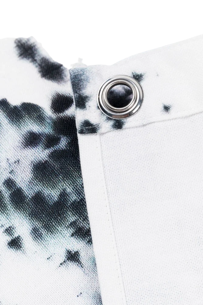 Artist Cotton Shower Curtain "Made By Rain" by Aliki Van Der Kruijs