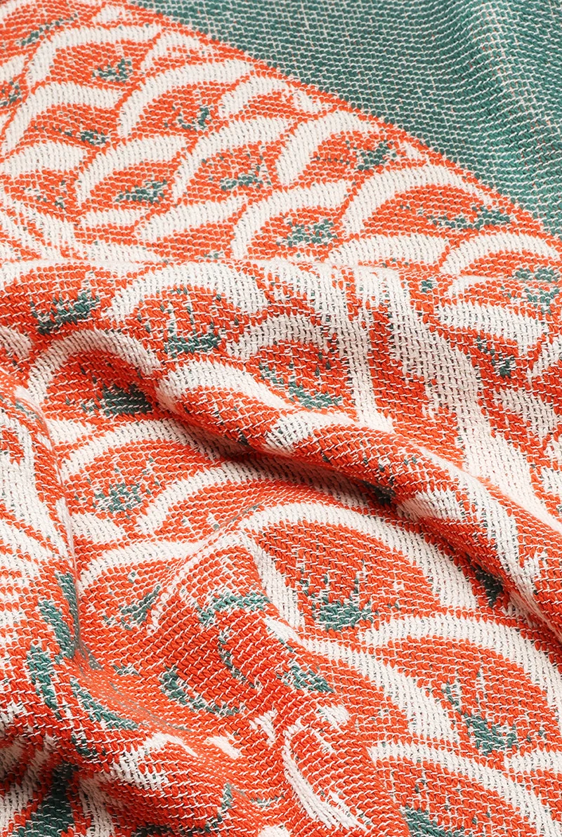 Cotton Beach Towel or Mini Blanket "Koi" by Michele Rondelli