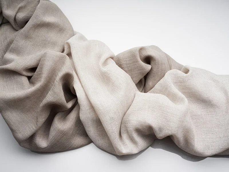 Linen Look Sheer Curtains "Pisa Mesh" in 11 colors