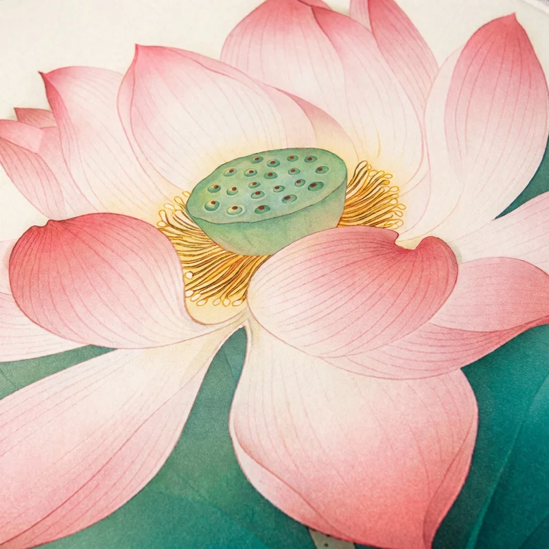 Orientalischer Lotusblumen-Badezimmerteppich