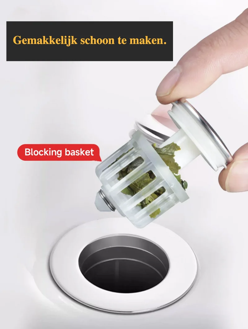CleanSeal Universal-Pop-Up-Spülbeckenstöpsel