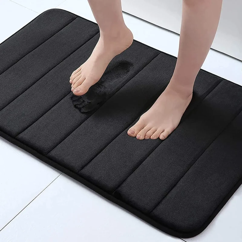 SoftStep Memory Foam Badematte – Rutschfest, schnelltrocknend & waschbar – Für Badezimmer oder Toilette