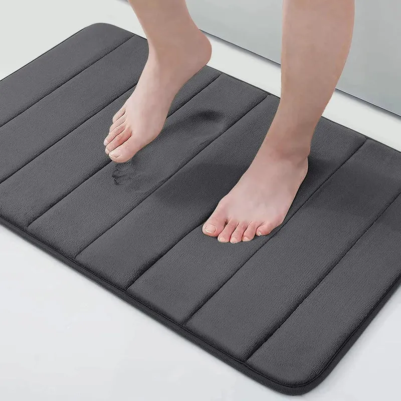 SoftStep Memory Foam Badematte – Rutschfest, schnelltrocknend & waschbar – Für Badezimmer oder Toilette