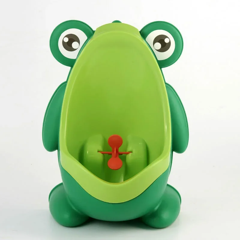 Frosch-Urinal für Kleinkinder – Toilettentraining für Jungen von 1 bis 3 Jahren | Mit Zielvorrichtung und Saugnäpfen
