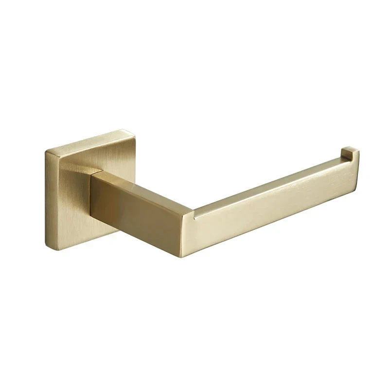 Papierrollenhalter aus 304 Edelstahl, goldfarben, für Badezimmer