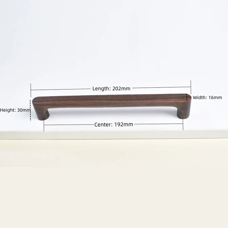 Möbelknopf aus Holz – Buche oder Walnuss | Hübsches Design | Schrauben inklusive