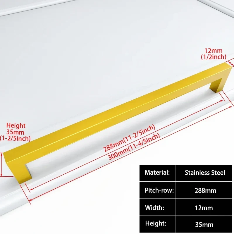 Schwarzer quadratischer Möbelgriff – Aluminiumlegierung | Verschiedene Größen | Schrauben enthalten