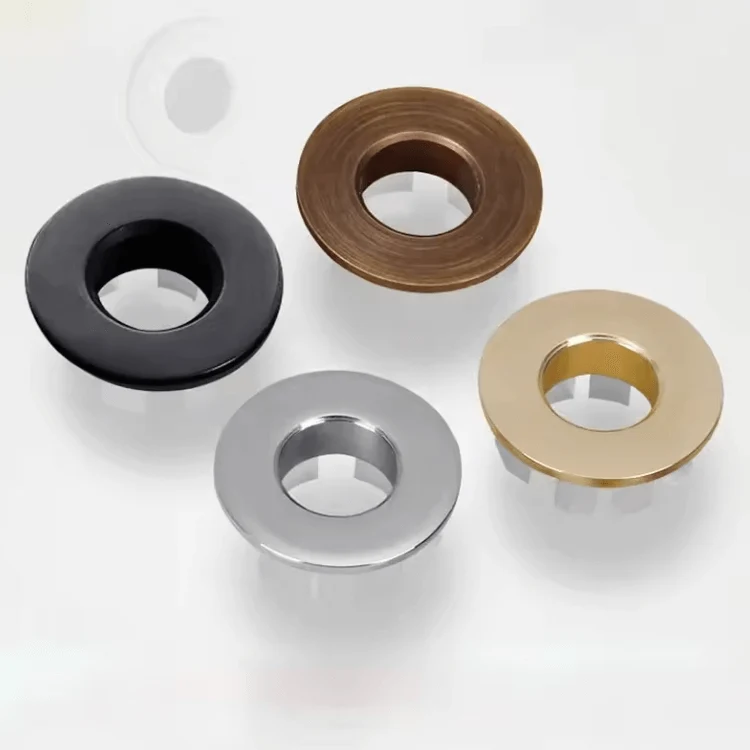 Überlaufabdeckung Schwarz Silber Gold Vintage Bronze Messing