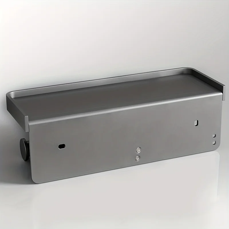 SmartHold Luxe – Toilettenpapierhalter aus Aluminium mit Telefonablage