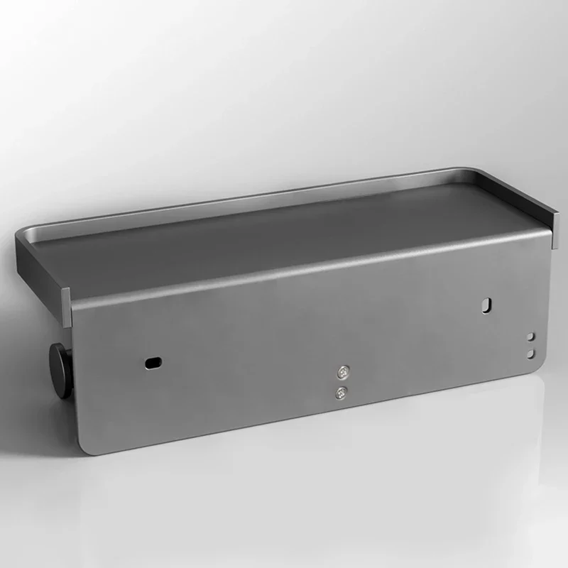 SmartHold Luxe – Toilettenpapierhalter aus Aluminium mit Telefonablage