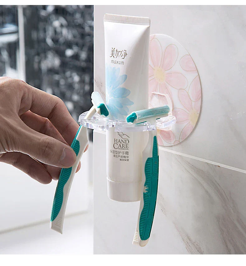 EasyStick Organizer – Selbstklebender Zahnbürstenhalter & Aufbewahrungsregal