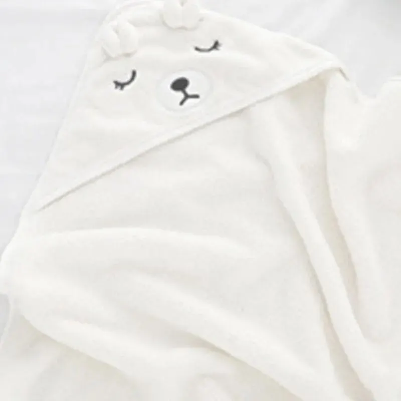 Baby Badeumhang | mit Kapuze & Cartoon-Design