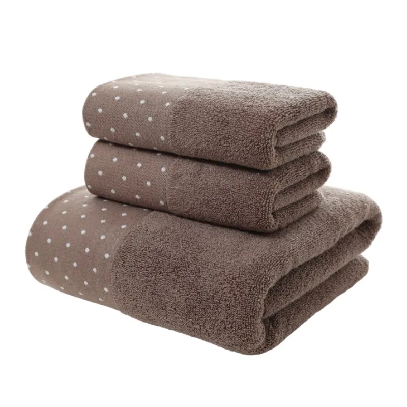 3-teiliges Luxus-Handtuchset | 100 % gekämmte Baumwolle | Jacquard-Stickerei