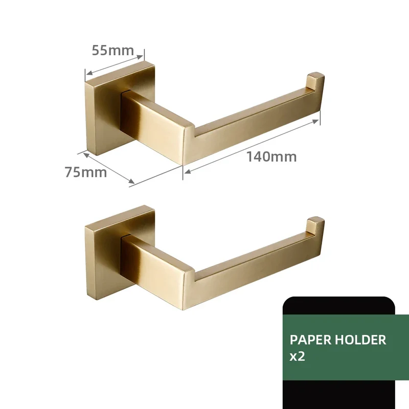 Badezimmer-Hardware-Set | Edelstahl – Gebürstetes Finish