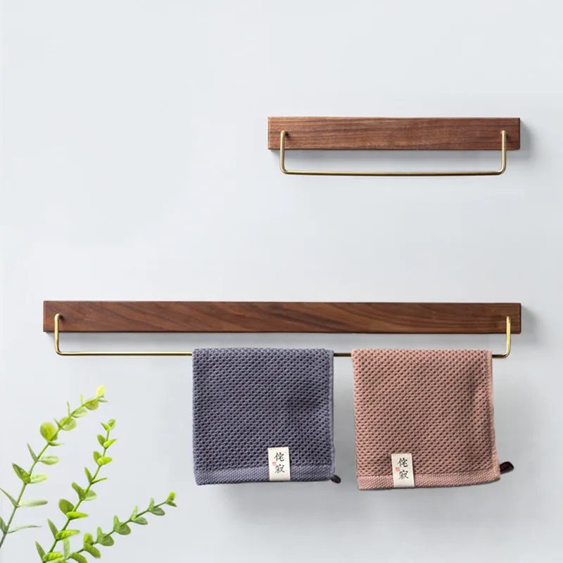 Handtuchhalter 60 cm | Chrom & Edelstahl | Mit Haken