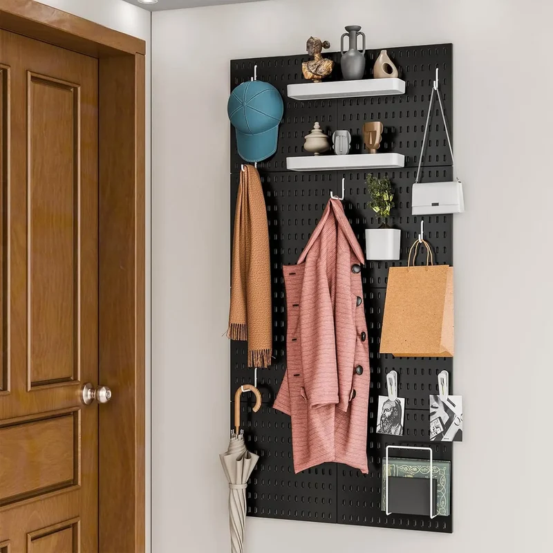 Stecktafel-Kombinationsset – Wand-Organizer | 55,9 x 55,9 cm | Verstellbar & DIY | Zubehör inklusive