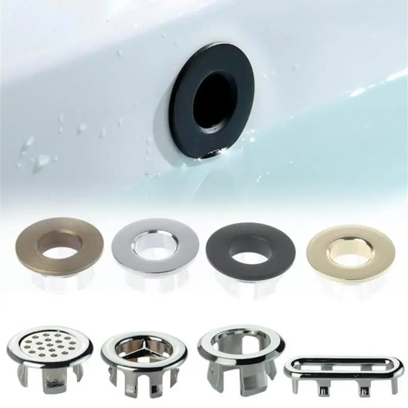 LuxDrain RingCover – Messing-Überlaufring für Waschbecken
