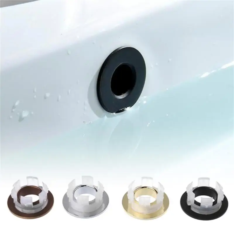LuxDrain RingCover – Messing-Überlaufring für Waschbecken