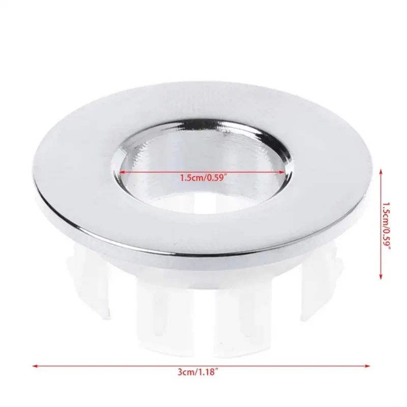 LuxDrain RingCover – Messing-Überlaufring für Waschbecken