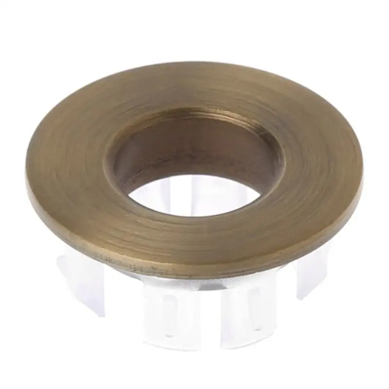 LuxDrain RingCover – Messing-Überlaufring für Waschbecken