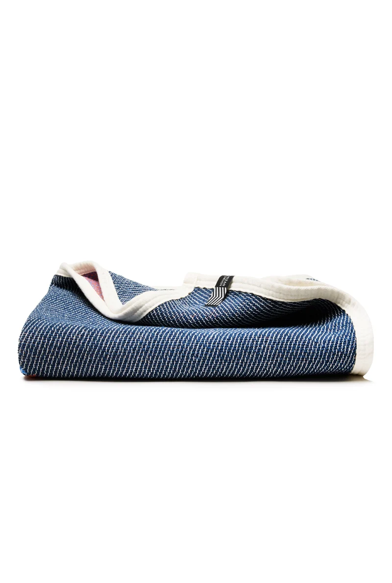 Cotton Beach Towel / Mini Blanket "Howdy" by Michele Rondelli