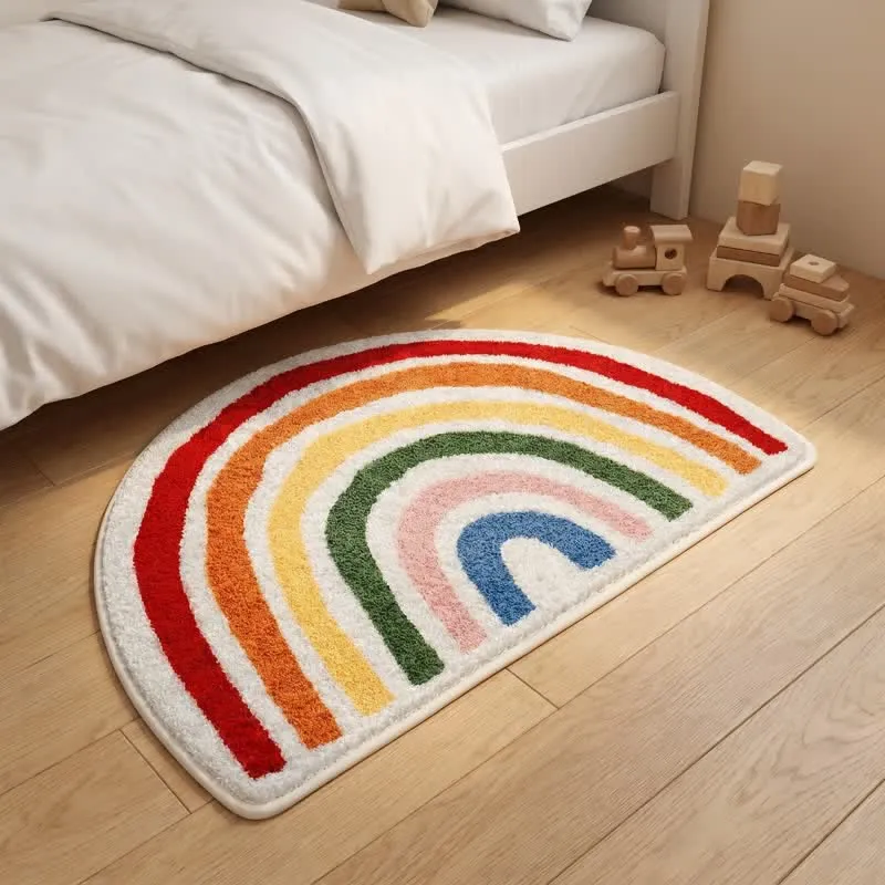 Regenbogenbogen Badematte aus Kunstkaschmir