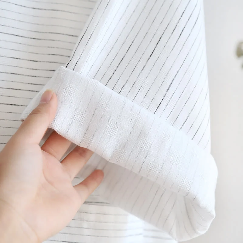 Unisex Kimono-Bademantel aus Baumwollgaze