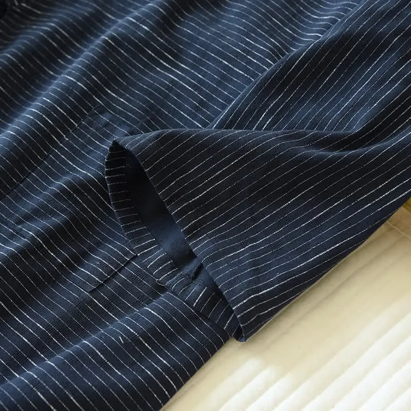 Unisex Kimono-Bademantel aus Baumwollgaze