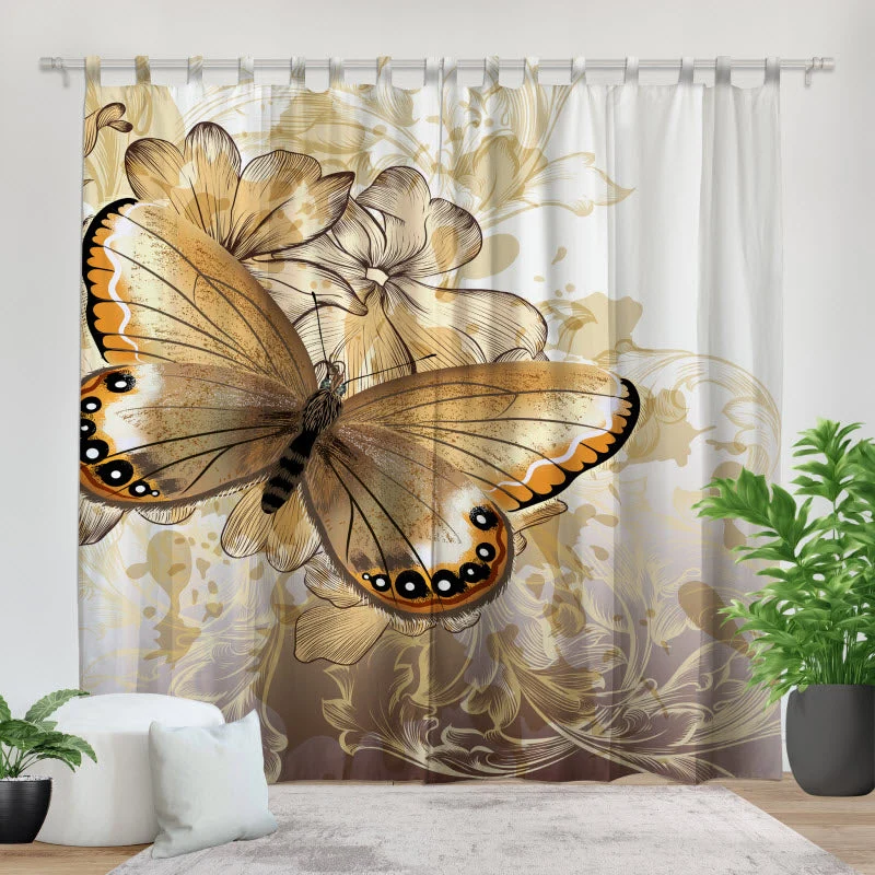 Fotovorhang "Abstrakt Schmetterling"
